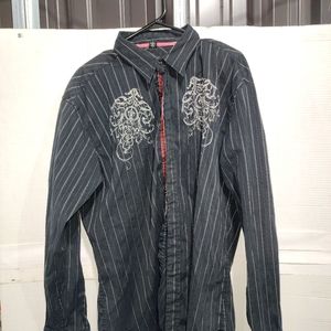 Custom Rags long sleeve button up shirt